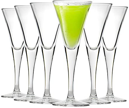 Bormioli Rocco Fiore Claro Tallo Sherry Glasses - 55 ml - Envase de 12