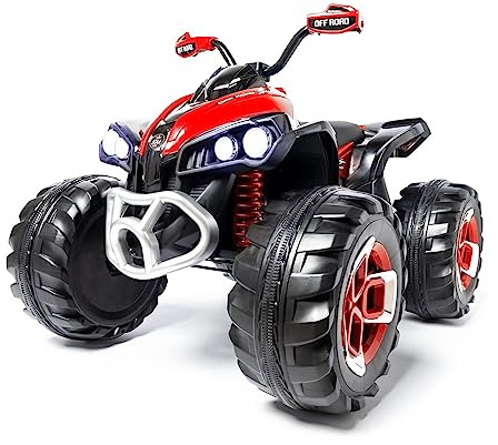 ATAA Quad Elettrico per Bambini 12v - Rosso- Motorino Elettrico per Bambini con Telecomando