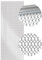 GlamHaus Fly Screens for Doors 90cm x 210cm Aluminium Metal Chain Link Curtain for Doorways, Adjustable for Keeping Out Flies, Insects, Wasps, Metal Blind for Indoor and Outdoors (Silver)