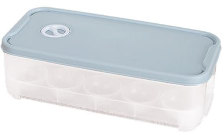 Eierbox, Kunststoff, Verdickter Frischkonservierungs-Ei-Aufbewahrungsbehälter, Eier-Frische-Aufbewahrungsbox, Kühlschrank-Eierhalter, Heim-Eierbehälter mit Deckel für Kühlschrank, Kühlschrank, Küche