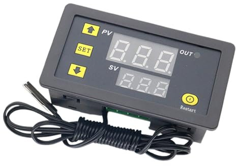 Temperature Control Module | LED Display Temp Controller Thermostat Sensor Switches,Temperature Controller Switches Practical Relay Control Board for Home Commercial Use