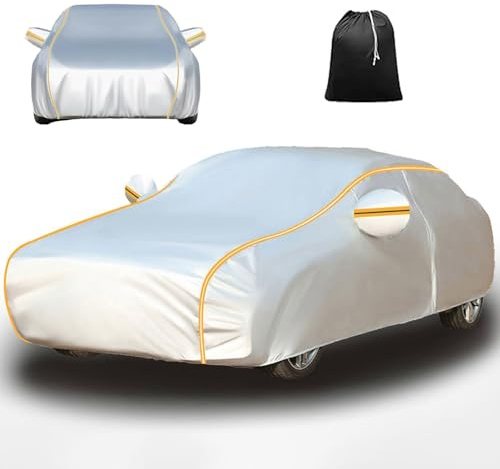 Autoabdeckung für Toyota Corolla Hybrid Auto Abdeckplane Vollgarage Outdoor Auto Abdeckplane Autoabdeckung Winter Wasserdicht Regen Sonne Staub UV Schutz