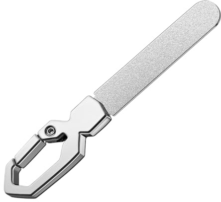Metall Nagelfeile - Edelstahl Nageltrimmer | Robuste doppelseitige Nagelfeile für dicke Nägel | Edelstahl Nagelfeile Por