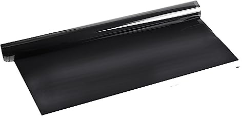 Lamina Solar Coche Homologada Láminas tintadas for ventanas de coche, color negro, autoadhesivas, 50 x 300 cm, pegatinas protectoras solares UV for ventanas de coche Tintado De Lunas Homologado Itv(VL