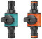2 Pcs Tap Hose Connector, Tap Connector for Hose Pipe, Equipped with Shut-Off Valve Accessories, Used for Garden Hoses and Outdoor Courtyard Garden Accessories