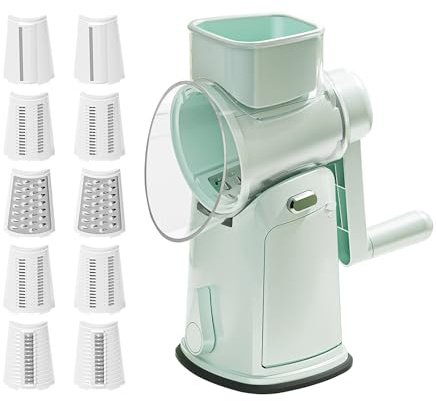 usefulbeauty Affettaverdure - Tritaverdure per Cetrioli,Attrezzo da Cucina Tagliaverdure a Manovella per Casa Carota Cavolo Limone