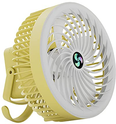 Efficiente ventilatore ricaricabile USB per qualsiasi stanza Ventilatore portatile con forte aria USB di ricarica interfaccia di raffreddamento LED campeggio