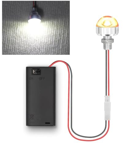 YUYWWAN Mini LED Sortiment Kit Mikro LED Puppenhaus Beleuchtung Puppenhausbeleuchtung Romantische Kaltweiß für Puppenhaus Dekoration, Vitrinen, Diy-Kunsthandwerk, Mikrohaus