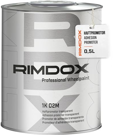 RIMDOX - D2M - Direct to Metal | 1K Primer für Metall, Alu, Chrom & Edelstahl | transparent | UV-Resistent | Haftgrund ohne Anschleifen | Profi-Qualität Made in Germany | 0,5L Dose