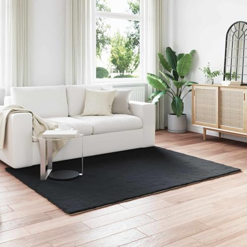 Tonture Olite Tapis rectangulaire en fourrure synthétique Flokati - En polyester Flokati - 120 x 170 cm - Extra doux - Pour salon, chambre à coucher - Décoration de sol chaude - Style moderne - Facile