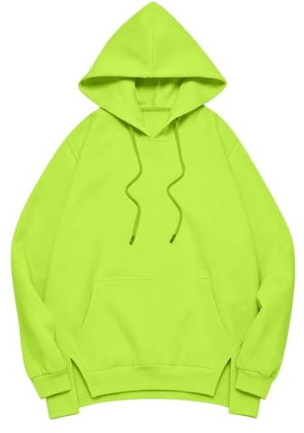 Générique Långärmad tröja huvtröja dam med dragsko | Trendig flytande jacka lös passform elegant kofta lång oversize med fickor lättviktsjacka casual chic