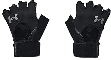 Under Armour Herren M's Weightlifting Gloves, atmungsaktive Gym Handschuhe mit Handfläche aus Leder, verstellbare Trainingshandschuhe