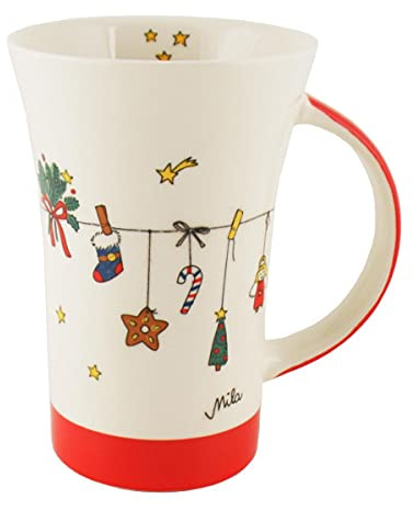 440s-Exklusiv Mila Keramik-Becher Coffee Pot Es Weihnachtet sehr | MI-44082