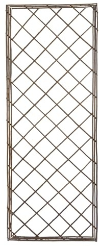 Windhager Weide Rankgitter Rechteck, Weidenholz, 55 x 150 cm, Rankhilfe, Rankgitter, Pflanzenstütze, Kletterhilfe für Pflanzen, Rankgerüst, für Hauswände, Zäune oder Balkone