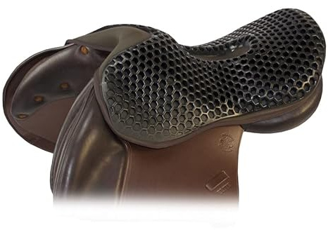 Acavallo Sattelsitzkissen Dressur Ortho-Pubis Gel Out 20mm, Größe:M, Farbe:braun
