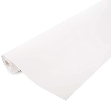 Fresco Renovliestapete Weiss 25mx1m (150g/m2) | Tapeten Wohnzimmer, Wandverkleidung 2500 x 100