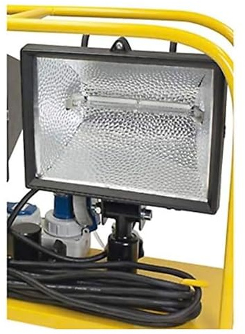 MBS-FIRE Projecteur halogène 1000 W pour conteneur de pompiers