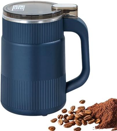 Mulino per cereali, macinacaffè elettrico silenzioso in acciaio inossidabile | Macinacaffè e portatile per caffè appena macinato e spezie