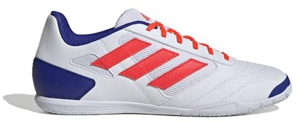 adidas Men's Zapatilla de fútbol Sala Super Sala II Indoor, Cloud White/Solar Red/Lucid Blue, 44
