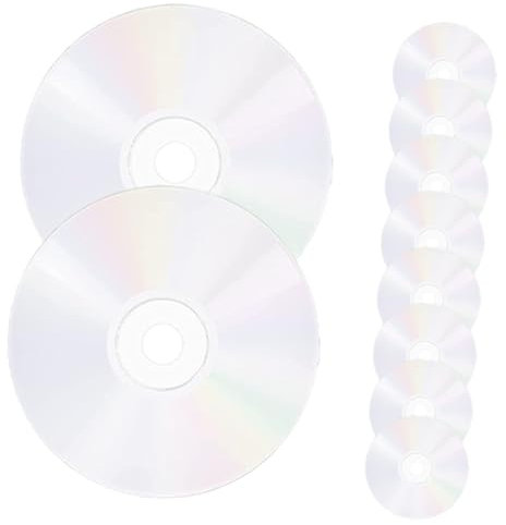 Hemobllo Durchsichtige Selbstgemacht Mal Cds 10 Stück Transparente Bastelscheiben Glatte Oberfläche Cd Discs Für Zimmerdekoration Kinderfreundliches Bastelmaterial