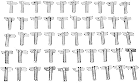 Connecteur de Joint D'échafaudage, 50pcs Croix Galvanisée Barre de Point de Rotation à 180 Degrés Localisant les Goupilles de Bielle Cheville 12x45mm