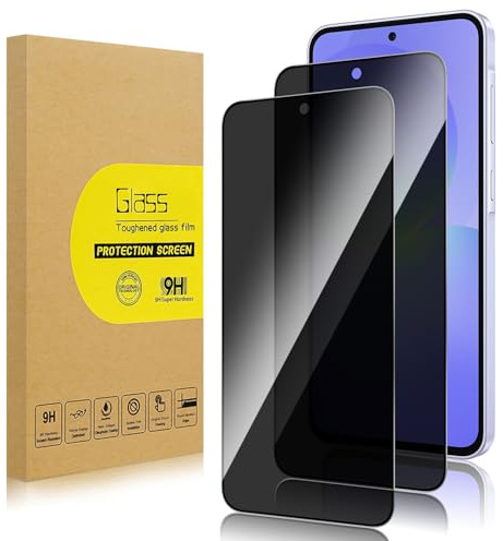 Lokyoo 2 Stück Sichtschutz Full Screen für Samsung Galaxy A56 | Anti-Spy Panzer Schutz Glas Folie Schutzfolie, Frei von Kratze Displayschutz Hat Keinen Einfluss auf die Hülle