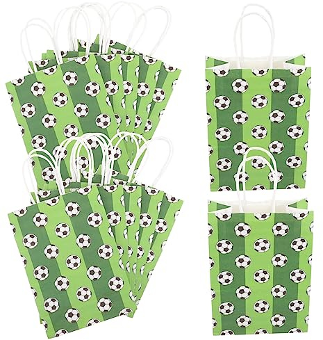 JECOMPRIS 12pezzi Sacchetti Regalo Per Snack Da Calcio Sacchetti Per Dolcetti Delicati Per Imballaggio Regalo Per Imballaggio Vestiti Per Feste