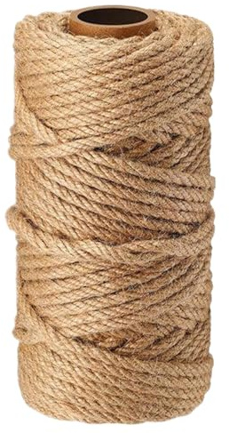 Sisalseil für Katzenkratzer, 100 m, extra langes, natürliches Katzenkratz-Sisalseil, 6 mm dick, Jute zum Selbermachen, für Kratzbäume, Ersatzreparatur von Bäumen