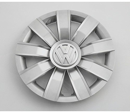 Volkswagen 1S0601147F1ZX Radzierblende (1 Stück) Radkappe 14 Zoll Reifen Stahlfelge silbergrau