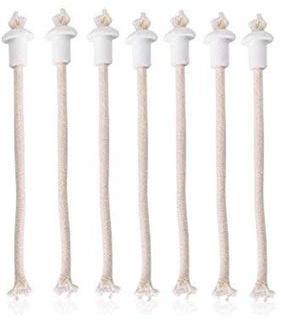 7 Stücke Hitzebeständige Öllampe Docht Ersatz für Keramik Halter Taschenlampe Weinflasche Öl Kerzenlampe Glasfaser