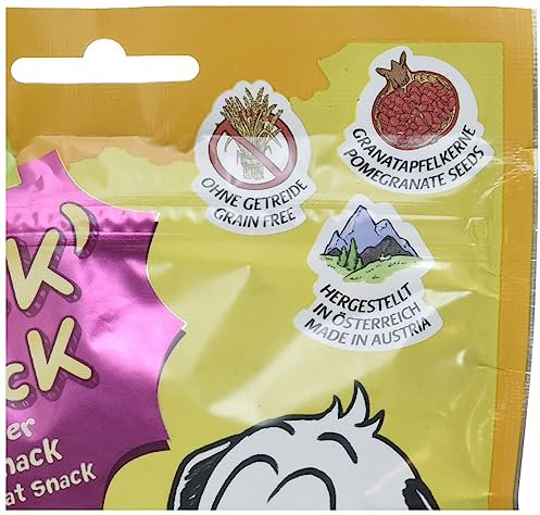 GranataPet Snack' Attack Huhn, Hundeleckerli ohne Getreide & ohne Zuckerzusätze, Belohnung für verspielte Vierbeiner, Leckerchen für Hunde, weicher Hundesnack, 100 g