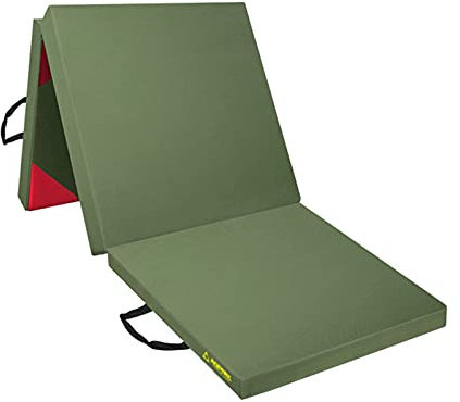 Turnmatte Weichbodenmatte Tragbare Folding Gymnastik Matte, Armee Grün Abnehmbare Sportmatte, Home Tanzstudio Kampfkunst Übungsmatte (Size : 180x60x5cm)