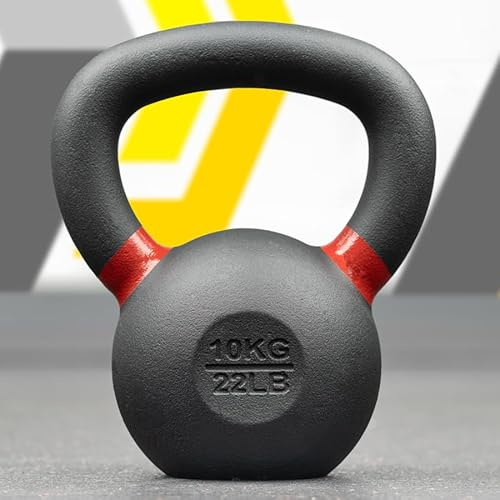 FORZA Pro Kettlebells aus Gusseisen [4 kg – 48 kg] | Hochwertige Kettlebells für Krafttraining – 3 Set-Optionen für Heim- und Fitnessstudio
