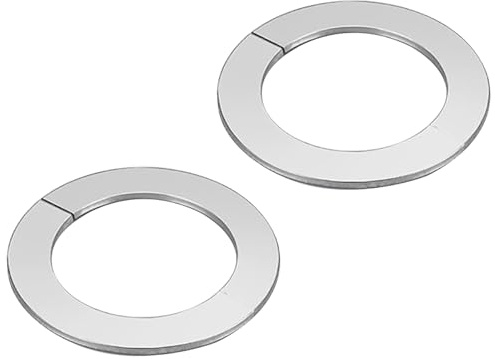GWYAN 2 pezzi flangia divisa da parete in acciaio inox piastra rotonda per tubo diametro 101 mm