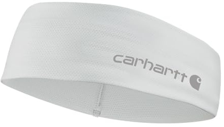 Carhartt Unisex-Adult Force UPF Lightweight Headband, Light Grey, One Size