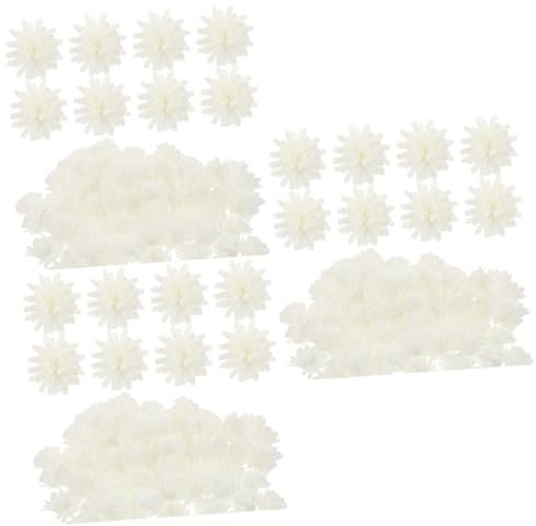 Zerodeko 300stücke Künstliche Blumen Diffuser Aromatherapie Zubehör Mit Duftstäbchen Für Bad Und Zuhause Pe Milchweiß Für Raumduft Und Dekoration