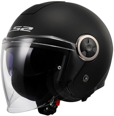 LS2 OF620 Classy Solid Jet Helmet, black matt, S (55/56)