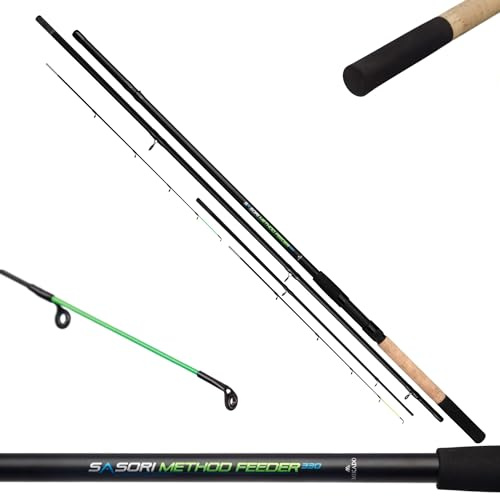 MIKADO SASORI Method Feeder - Canna da pesca, 3,30 m/279 g/Wg.<80 g