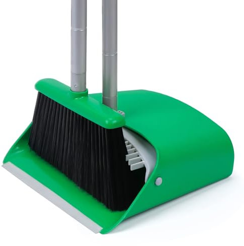 TreeLen Set Scopa e Paletta - Pulizia Facile e Veloce per Casa, Cucina e Ufficio