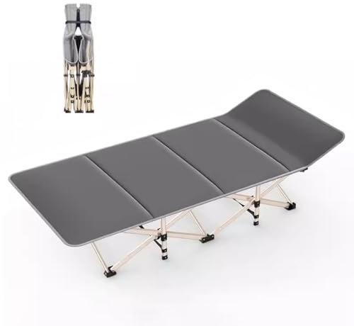 Klappbett Gästebett mit Bequemer Matratze Tragfähigkeit 200kg, Leichtes Feldbett Klappbar 71 cm Breites Bett, für Wohnzimmer, Schlafzimmer, Gästezimmer