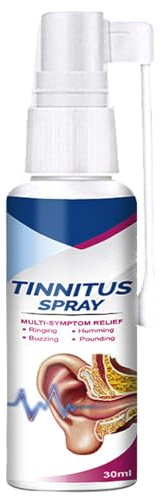 Örondroppar, spraybehandling av öron, cerumen rengöringsspray, tinnitusavlastning för öronringningar, tinnitus öronlindring, 1 st