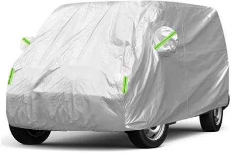 Schutzhülle wasserdichte Vollgarage Für VW Für Transporter T3 T4 T5 T6 Sonnenschutz Regen Schnee Staub Autoschutzhülle Vollständige Autoabdeckung