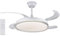azorex Ventilador de Techo con Luz LED 70W y Control Remoto Motor DC Silencioso 6 Velocidades Temporizador Iluminación Regulable 3000K-4200K-6500K 107cm