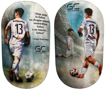 Personalisierte Fußball Schienbeinschoner Mini inklusive Fixierbandage, Custom Fussball Shin Pads, extra Leichter Schienbeinschutz, angepasster Beinschutz