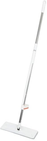 VALICLUD Mopa Plana de Microfibra 36cm, Uso en Seco y Húmedo, Autodescargable, con 2 Paños Reemplazables, para Limpieza del Hogar