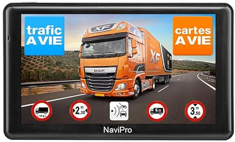 GPS Peso Pesante 7 Pollici NaviPro N7 GPS per Camion Autobus Auto Europa A Vita
