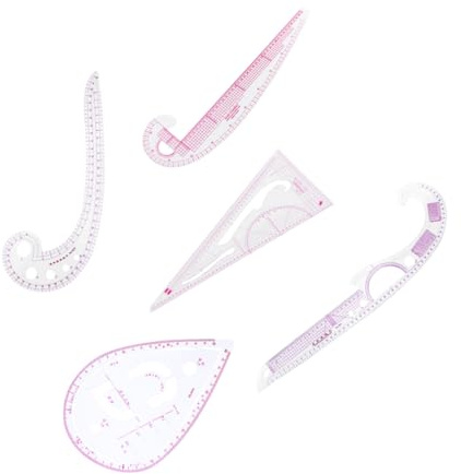 SAFIGLE Règle de Couture Courbe Règles de Tailleur pour Vêtements Lot Outil de Dessin de Précision Multifonction