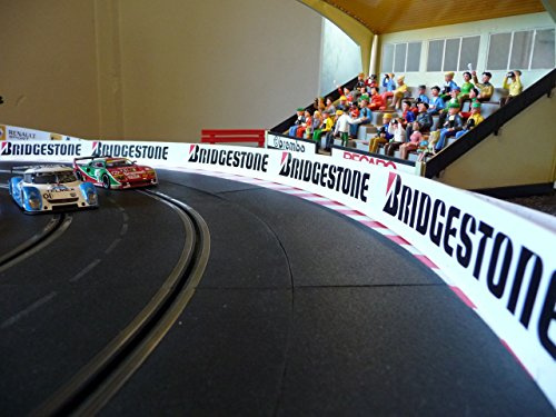 Slotcar LEITPLANKEN Bande 4cm x 200cm für Carrera DIGITAL