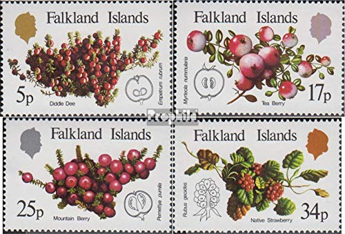 Falkland Islands 382-385 (Complete.Issue.) 1983 Fruits (Stamps for Collectors) Plants/Mushrooms