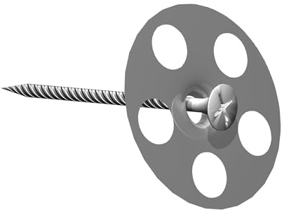 LUX ELEMENTS Schraube + Unterlegscheibe 35mm FIX-SB 50 Stk. I Set aus verzinkten Unterlegscheiben mit Stärke 0,7mm + Blechschraubengewinde mit Bohrspitze I Zur Befestigung von Bauplatten